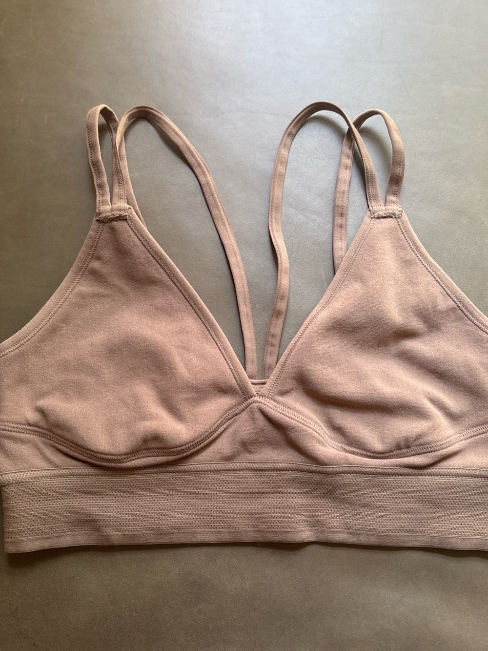 Mauve Brown Fabletics sports bras Size Medium